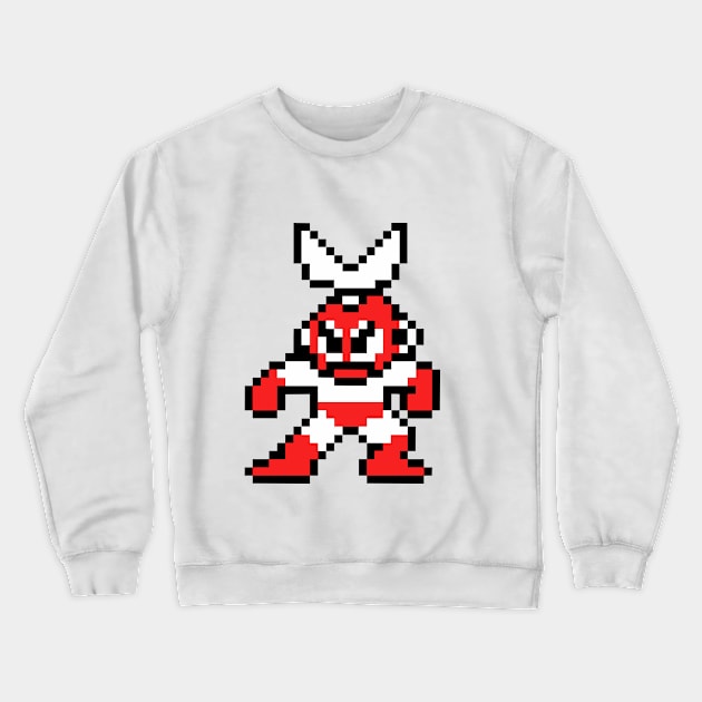 Cut Man from Megaman Crewneck Sweatshirt by Sharkshock